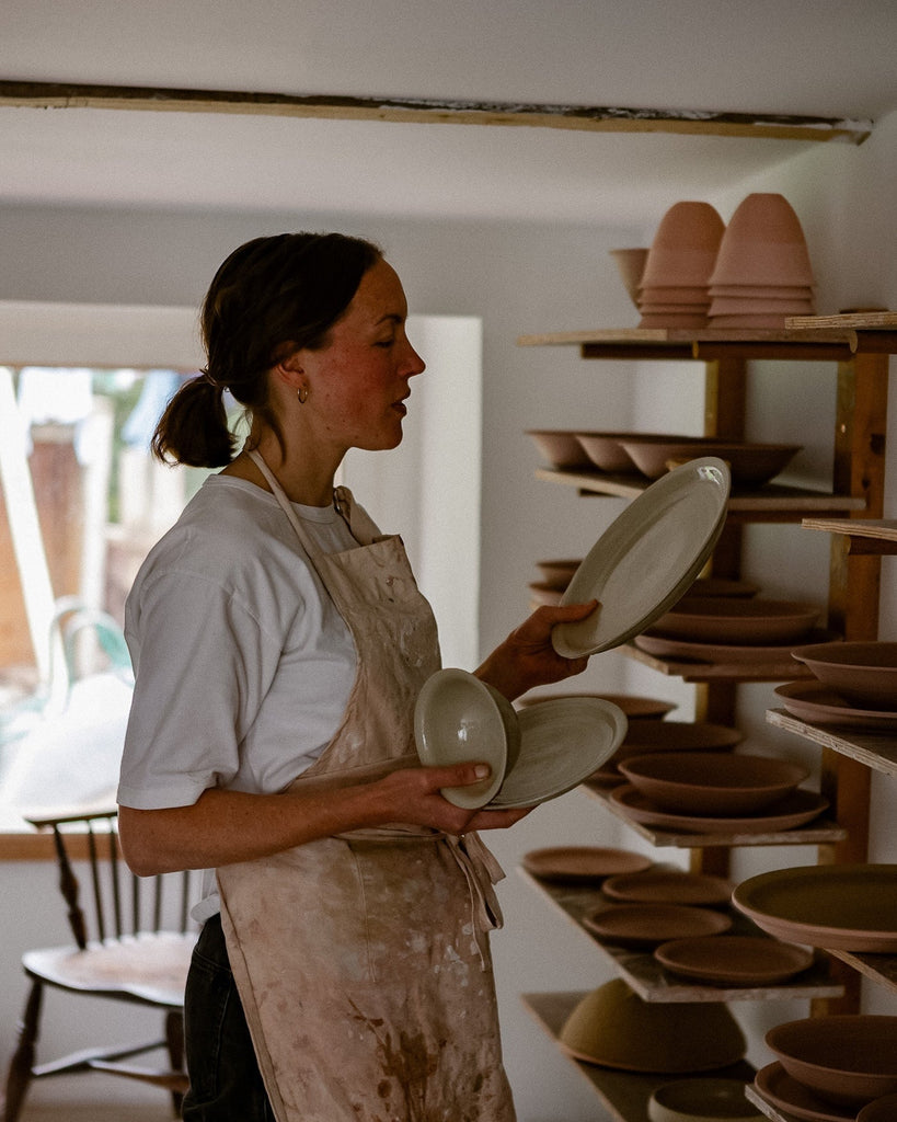 Cara Guthrie Ceramics in her home studio | Fodder