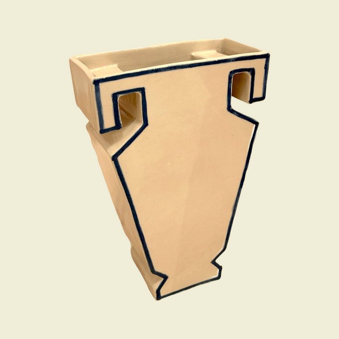 Mini Aries Vase Blue Line | ERS Studio | Shop Fodder