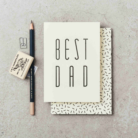 Best Dad Father's Day Card | Katie Leamon | Shop Fodder