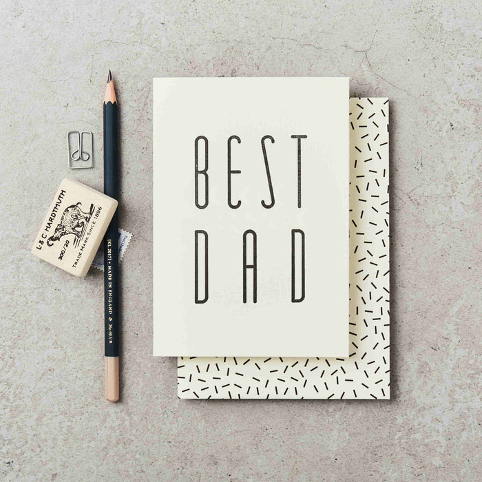 Best Dad Father's Day Card | Katie Leamon | Shop Fodder