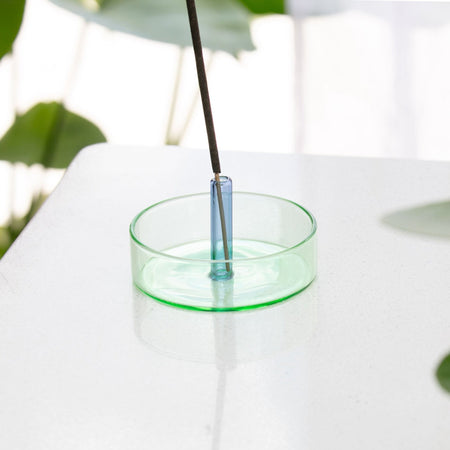 Incense Holder Green | Block Design | Shop Fodder