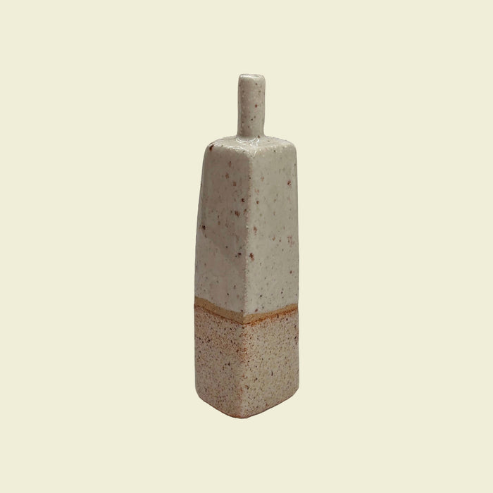 Blok Bud Vase with rust coloured glaze base | Jode Pankhurst | Shop Fodder
