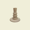 Pillar Candlestick Holder Unglazed | Studio ERS | Shop Fodder