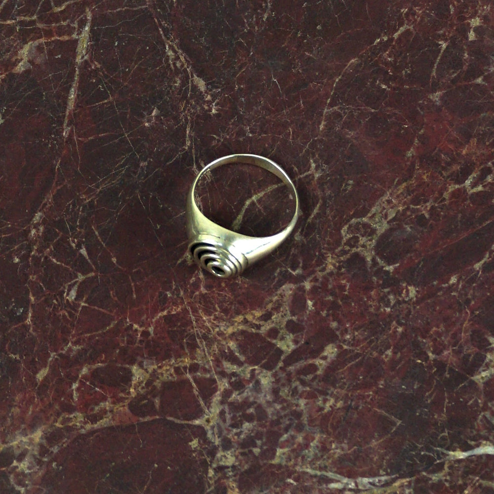 Circle Nudge Signet Ring