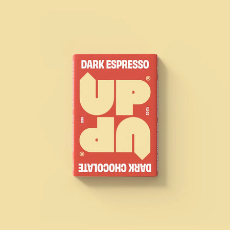 Espresso Dark Chocolate Bar 120G | UPUP | Shop Fodder