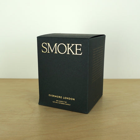 Smoke 
Candle 300g | Evermore London | Shop Fodder