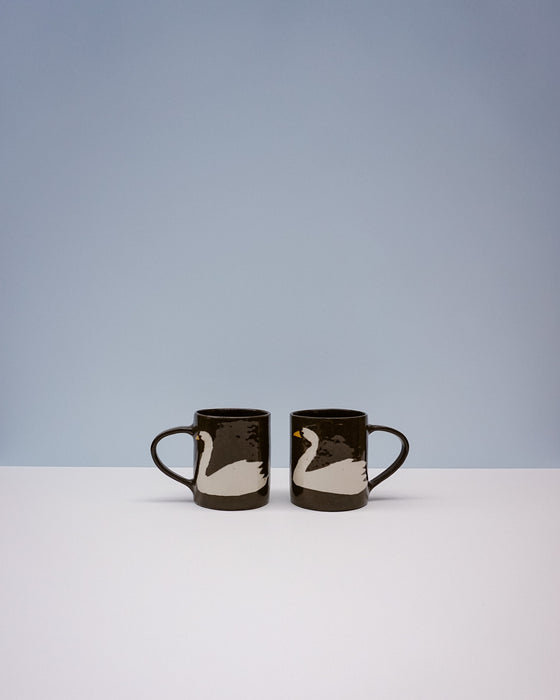 Fern Taylor | Nerikomi Swan Mug | Shop Fodder