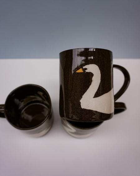 Fern Taylor | Nerikomi Swan Mug | Shop Fodder