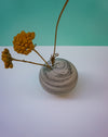 Vase with yellow flowers. Janne Meier Ceramics | Wildflower Pebble Vase | Shop Fodder