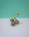 Vase with yellow flowers. Janne Meier Ceramics | Wildflower Pebble Vase | Shop Fodder