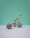 three vases. Janne Meier Ceramics | Wildflower Pebble Vase | Shop Fodder