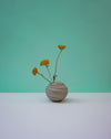Vase with yellow flowers. Janne Meier Ceramics | Wildflower Pebble Vase | Shop Fodder