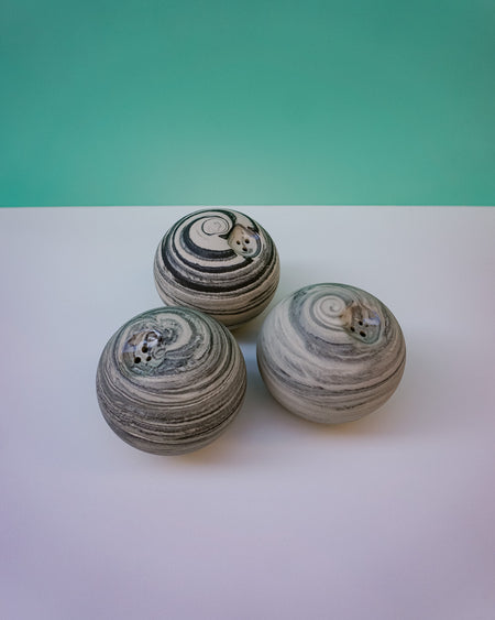 three bud vases. Janne Meier Ceramics | Wildflower Pebble Vase | Shop Fodder