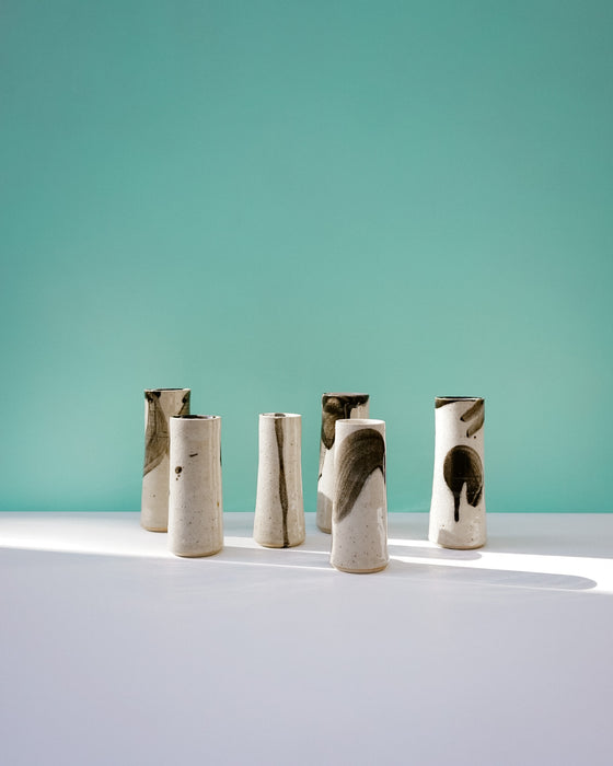 Stem Vases. Janne Meier Ceramics | Wildflower Pebble Vase | Shop Fodder