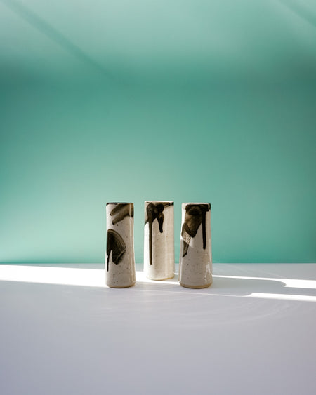 Trio of Stem Vases. Janne Meier Ceramics | Wildflower Pebble Vase | Shop Fodder