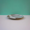 Ceramic plate with white slip surface decoration. Lily Pearmain Ceramics | Shop Fodder