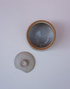 Two ceramic lids on a white background. Liz Vidal Ceramics | Shop Fodder