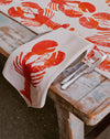 Close up of single lobster print - corner placement - Nic Brittin