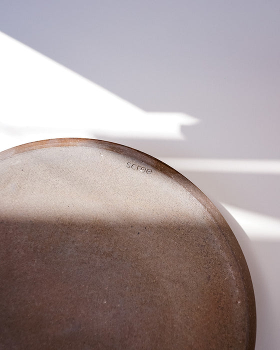 Large deep ceramic serving dish base with the makers mark | Scree Ceramics | Fodder 