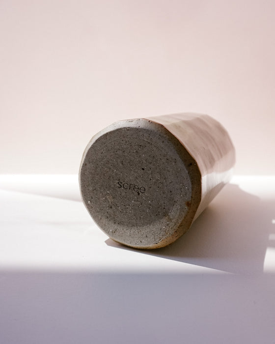Makers mark on base of Oil Bottle | Scree Ceramics | Fodder