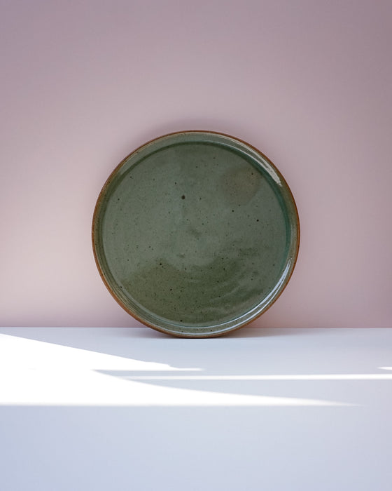 Large Serving Platter in Olive | Scree Ceramics | Fodder