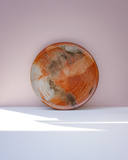 Large serving plate by Scree Ceramics - hand-thrown stoneware - Fodder