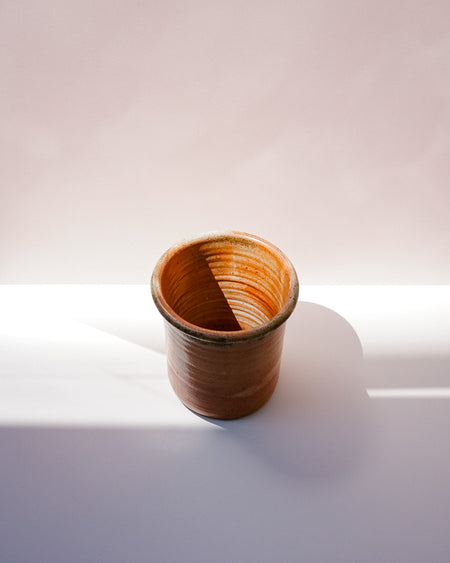 Shino and wood ash Wine Cooler by Scree Ceramics at Fodder