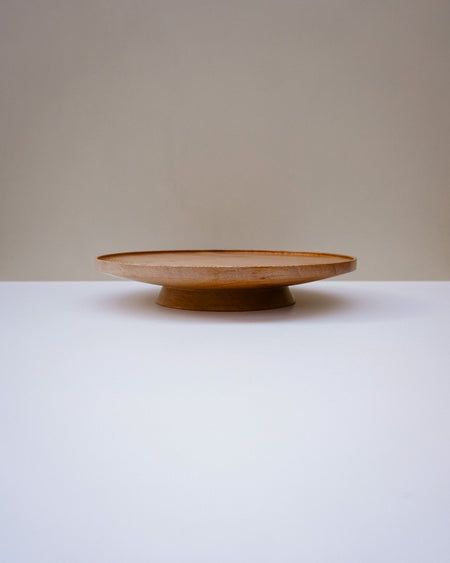 London Plane wooden cake stand by Selwyn House - lacewood grain - Fodder