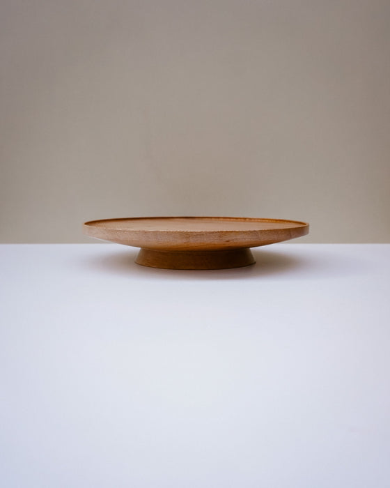 London Plane wooden cake stand by Selwyn House - lacewood grain - Fodder