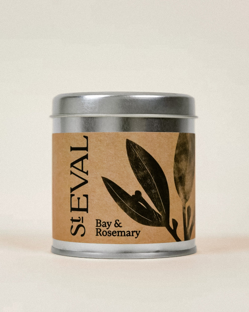 Bay & Rosemary Scented Tin Candle | St Eval