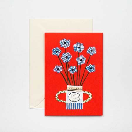 For You Flowers Greetings Card | Hadley Paper Goods | Shop Fodder