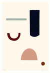 editioned abstract screenprint by Hannah Ludnow. 