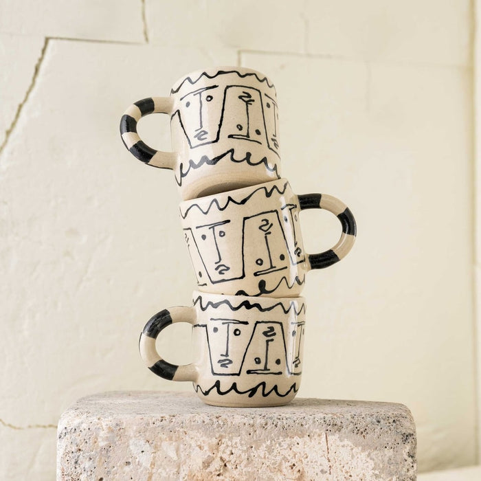 handmade illustrated mug by HoodMor