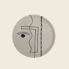 handmade illustrated plate by Hoodmor