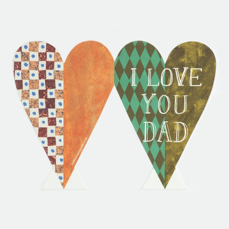 I Love You Dad Heart | Hadley Paper Goods | Shop Fodder