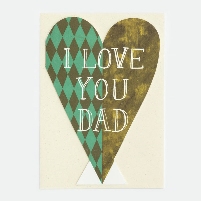 I Love You Dad Heart | Hadley Paper Goods | Shop Fodder