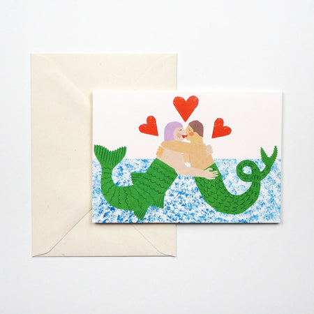 Mermaids Love Greetings Card | Hadley Paper Goods | Shop Fodder