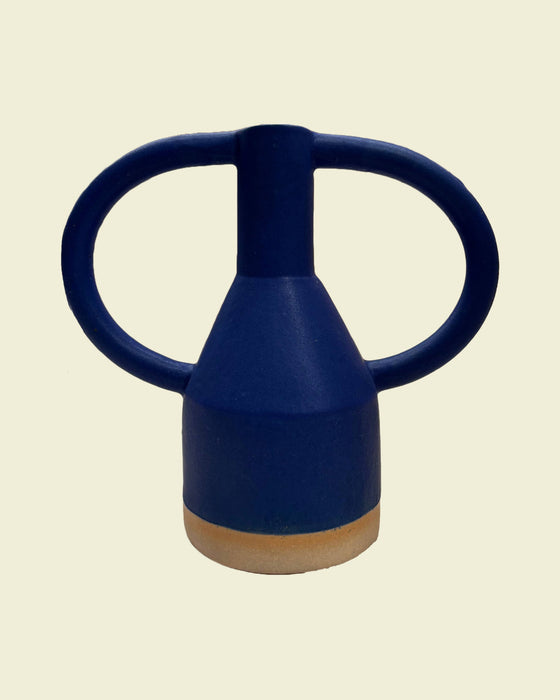 Midi Jug Eared Vase Blue | Sophie Alda | Shop Fodder