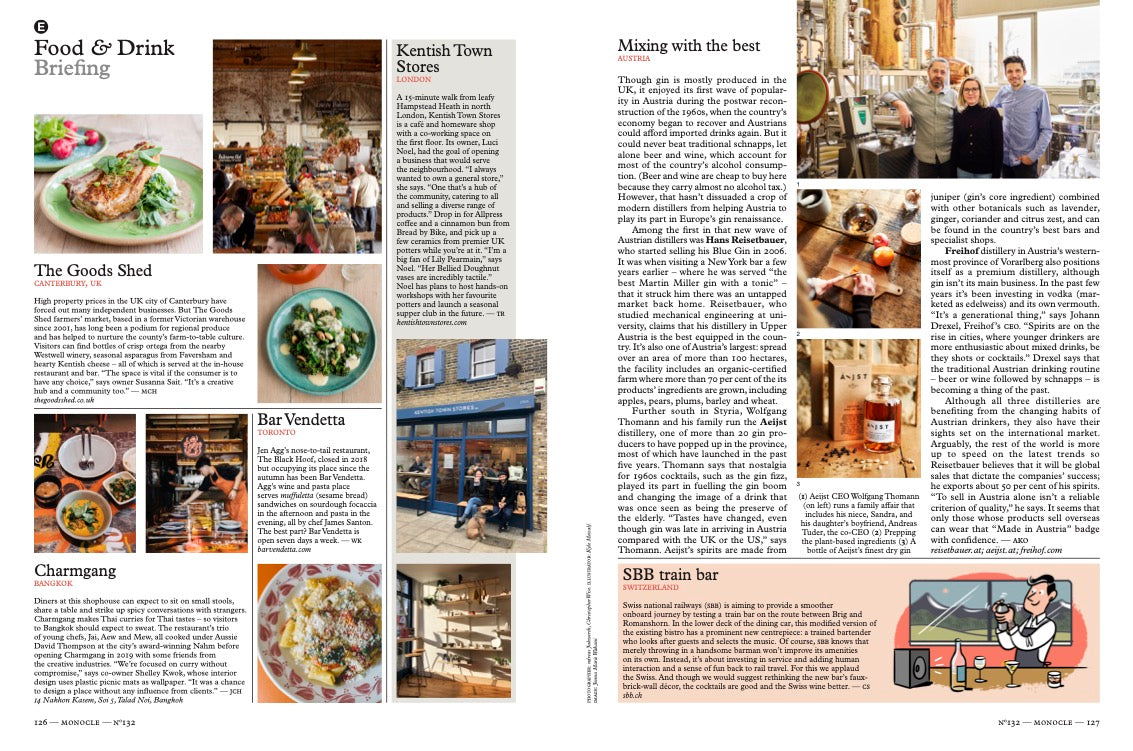 Kentish Town Stores Write Up in Monocle