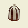 Salt Pig Large Terracotta with White stripe | Lily Pearmain | Shop Fodder