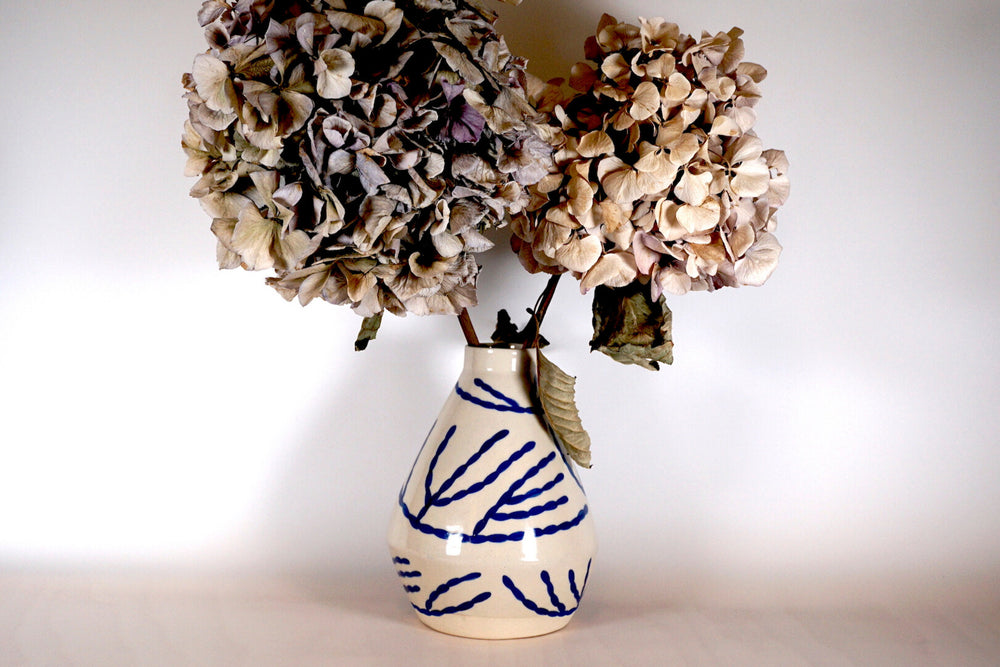 Diamond Bottle Vase by Sophie Alda