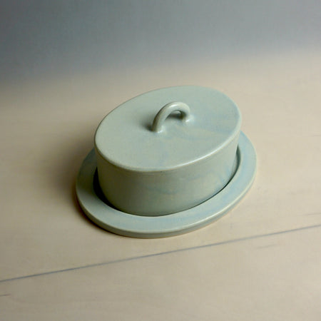 Blue Ceramic Butter Dish | Studio ERS | Shop Fodder