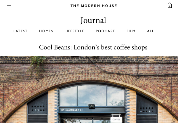 The Modern House | Londons Best Coffee Shops | Kentish Town Stores