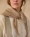 Harlequin neckerchief by Rove Knitwear - Hispi diamond intarsia merino - Fodder